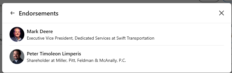 D Doug Metcalf LinkedIn Endorsement 2.png