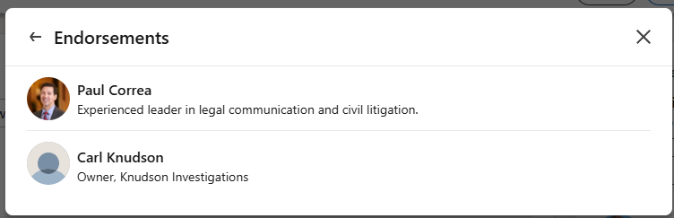 D Doug Metcalf LinkedIn Endorsement 3.png