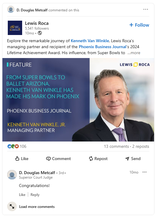 DD Metcalf on Lewis Roca Congrats 2024.png